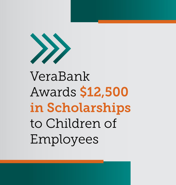 VeraBank Awards $12,500 in Scholarships to Children of Employees