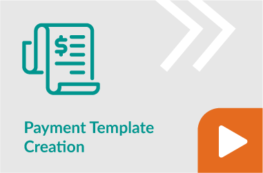 Payment Template Creation